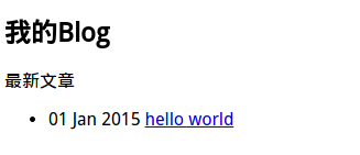 浏览器打开效果